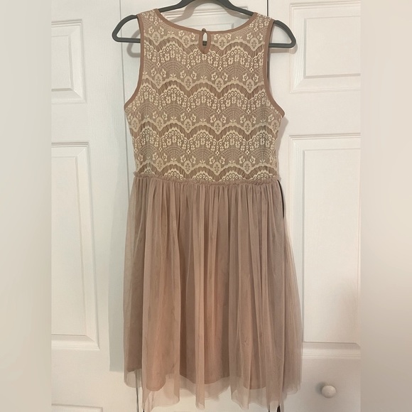 Altar’d State Lace & Tulle Blush Dress - Picture 4 of 12